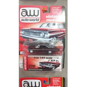 画像: auto world 1:64 '64 Ford Galaxie 500XL Dark Red