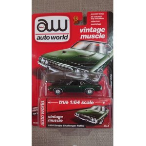 画像: auto world 1:64 '74 Dodge Challenger Rallye Dark Green