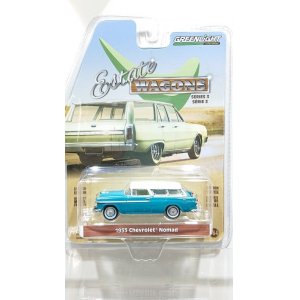 画像: GREEN LIGHT 1:64 ESTATE WAGON Series 3 '55 Chevrolet Nomad