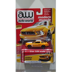 画像: auto world 1:64 '12 Ford Mustang Boss 302 Yellow Blaze