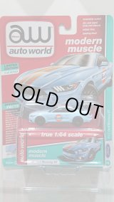 画像: auto world 1:64 Premium 64 Release 11-A '17 Ford Mustang GT Light Blue w/GULF Graphic