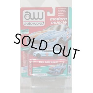 画像: auto world 1:64 Premium 64 Release 11-A '17 Ford Mustang GT Light Blue w/GULF Graphic