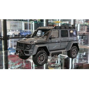 画像: ALMOSTREAL 1/18 Brabus 550 Adventure Mercedes Benz G500 4x4 Metal Gray