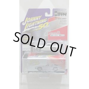 画像: JOHNNY LIGHTNING 1/64 Collector's Tin 2019 Release 2 '63 Chevy Corvette Split-Window Coupe in Ermine White