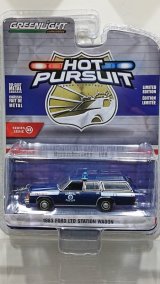 画像: GREEN LiGHT 1/64 Hot Pursuit Series 33 '83 Ford LTD Station Wagon - United States Capitol Police