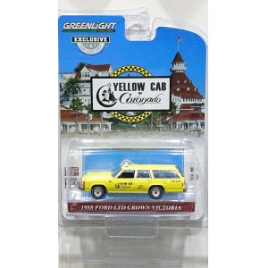 画像: GREEN LiGHT EXCLUSIVE 1/64 '88 Ford LTD Crown Victoria Wagon - Yellow Cab of Coronado, California