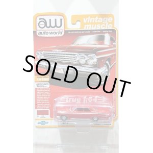 画像: auto world Premium 2020 Release 1B 1/64 '62 Chevy Impala SS Roman Red