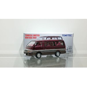 画像: TOMYTEC 1/64 Limited Vintage NEO TOYOTA HIACE Wagon Super Custom '92 Dark Red / Brown