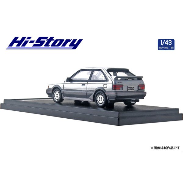 Hi Story 1/43 MAZDA FAMILIA FULL TIME 4WD GT-X '85 Sunbeam Silver