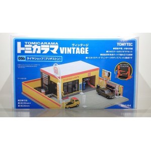 画像: TOMYTEC 1/64 Tomicarama Vintage 05b Tire Shop (Bridgestone)