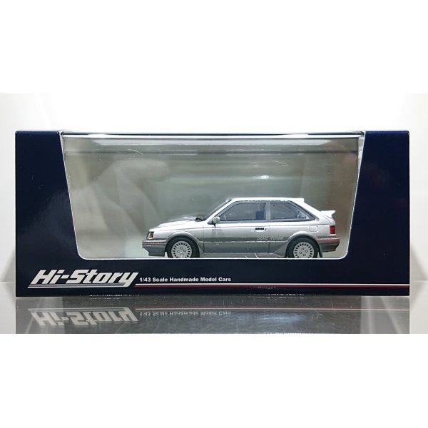 Hi Story 1/43 MAZDA FAMILIA FULL TIME 4WD GT-X '85 Sunbeam Silver