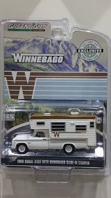 画像: GREEN LiGHT EXCLUSIVE 1/64 '66 Dodge D-100 with Winnebago Slide-In Camper