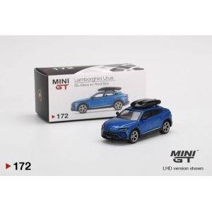 画像: MINI GT 1/64 Lamborghini Urus Blu Eleos w / Roof Box (RHD)