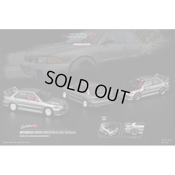 画像2: INNO Models 1/64 Mitsubishi Lancer Evolution 3 GSR Metallic Gray (2)