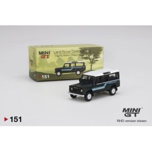 画像: MINI GT 1/64 Laland Rover Defender 110 1985 County Station Wagon Gray (LHD)