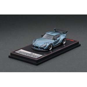 画像: ignition model 1/64 PANDEM Supra (A90) Matte Blue Gray Metallic