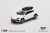 画像: MINI GT 1/64 Lamborghini Urus Bianco Monocerus Matt w / Roof Box (RHD)