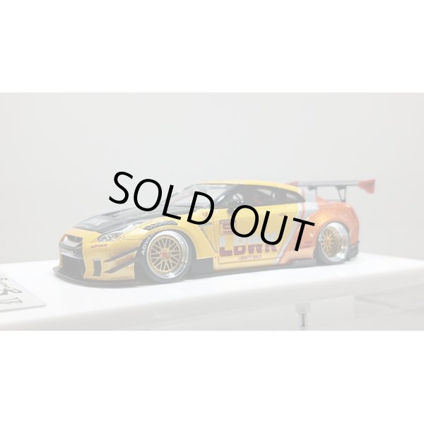 画像1: EIDOLON 1/43 LB WORKS GT-R Type 2 Racing spec Grande Giallo Pearl / Arancio Pearl Limited 35 pcs. (1)