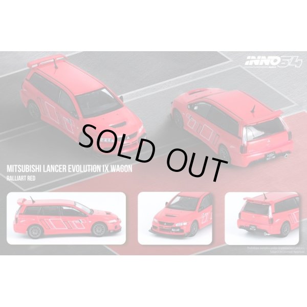 画像5: INNO Models 1/64 Mitsubishi Lancer Evolution IX Wagon 2005 Ralliart Red (5)