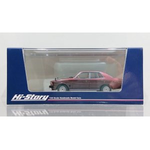 Hi Story 1/43 MITSUBISHI LANCER Celeste 2000GT (1979) Red Metallic -  AXELLWORKS HOBBYTOWN