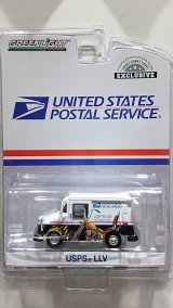 画像: GREEN LiGHT EXCLUSIVE 1/64 USPS Long-Life Postal Delivery Vehicle (LLV) --American Motorcycles Collectible Stamps LLV