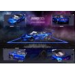 画像2: INNO Models 1/64 NSX (NA1) ROCKET BUNNY V2 AERO Chrome Blue (2)