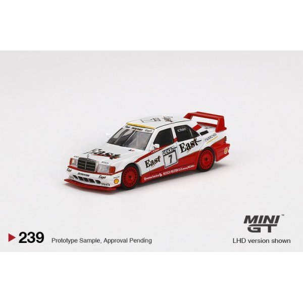 画像2: MINI GT 1/64 Mercedes Benz 190E 2.5-16 Evolution II DTM 1991 #7 "East" (LHD) (2)