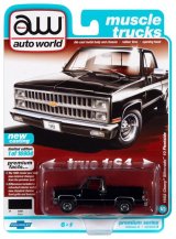 画像: auto world 1/64 1982 Chevy Silverado 10 Midnight Black