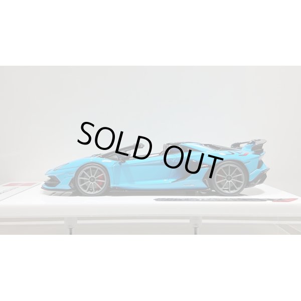 画像2: EIDOLON 1/43 Lamborghini Aventador SVJ Roadster 2019 (Nireo wheel) Blu Grauco Limited 40 pcs. (2)