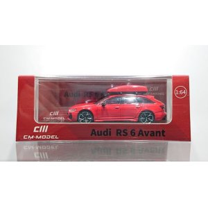 画像: CM MODEL 1/64 Audi RS 6 Avant Tango Red with Roof Box