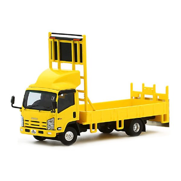 画像2: Model 1 1/76 ISUZU N series Yellow 道路工事標識車 (2)