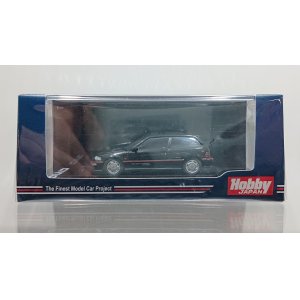 画像: Hobby JAPAN 1/64 Honda CIVIC (EF9) SiR II Black Metallic