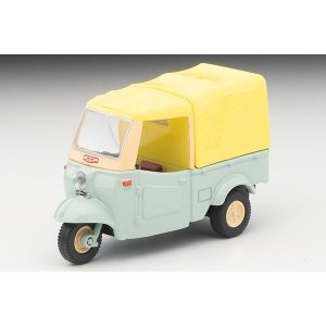 画像: TOMYTEC 1/64 Limited Vintage Daihatsu Midget (yellowish green / beige) with figure