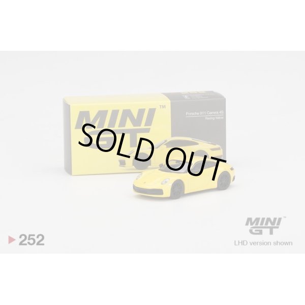 画像1: MINI GT 1/64 Porsche 911 (992) Carrera 4S Racing Yellow (RHD) (1)