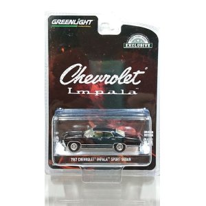 画像: GREEN LiGHT EXCLUSIVE 1/64 1967 Chevrolet Impala Sport Sedan - Tuxing Black