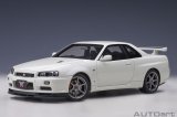 画像: AUTOart 1/18 Nissan Skyline GT-R (R34) V-spec II (White Pearl)