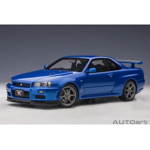 画像: AUTOart 1/18 Nissan Skyline GT-R (R34) V-spec II (Bayside Blue)