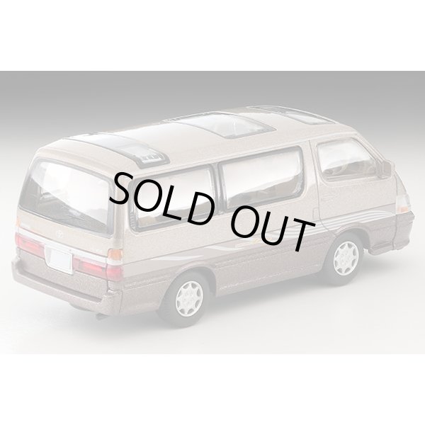 画像2: TOMYTEC 1/64 Limited Vintage NEO Toyota Hiace Wagon Super Custom Limited (Beige / Brown) (2)