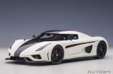 画像: AUTOart 1/18 Koenigsegg Regera (Arctic White/Carbon with Red accents)