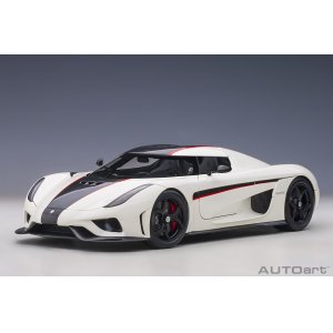 画像: AUTOart 1/18 Koenigsegg Regera (Arctic White/Carbon with Red accents)