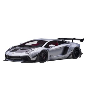 画像: AUTOart 1/18 Liberty Walk LB-WORKS Lamborghini Aventador Limited Edition (Matte Metallic Silver)