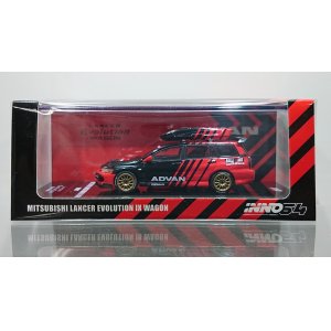 画像: INNO Models 1/64 Mitsubishi Lancer Evolution IX Wagon "ADVAN" Livery With RaceCar Interior with Roof Box