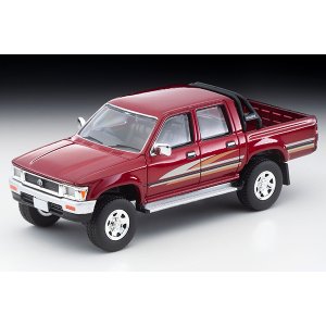 画像: TOMYTEC 1/64 Limited Vintage NEO Toyota Hilux 4WD Pickup Double Cab SSR (Red) '91