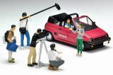 画像: TOMYTEC 1/64 Diorama Collection 64 #Car Snap 11a TV Crew テレビクルー