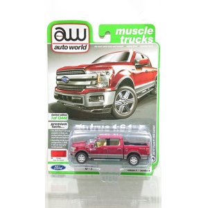 画像: auto world 1/64 2019 Ford F-150 Ruby Red Metallic