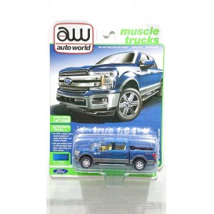 画像: auto world 1/64 2019 Ford F-150 Blue Gene Metallic