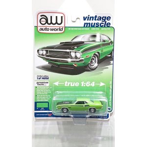 画像: auto world 1/64 1970 Dodge Challenger T / A Green / Graphic