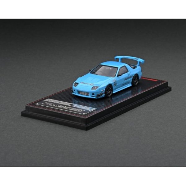 画像1: ignition model 1/64 Mazda RX-7 (FC3S) RE Amemiya Light Blue (1)