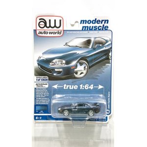 画像: auto world 1/64 1995 Toyota Supra Balt Blue