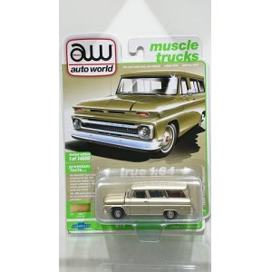 画像: auto world 1/64 1966 Chevy Suburban 525 Saddle Poly